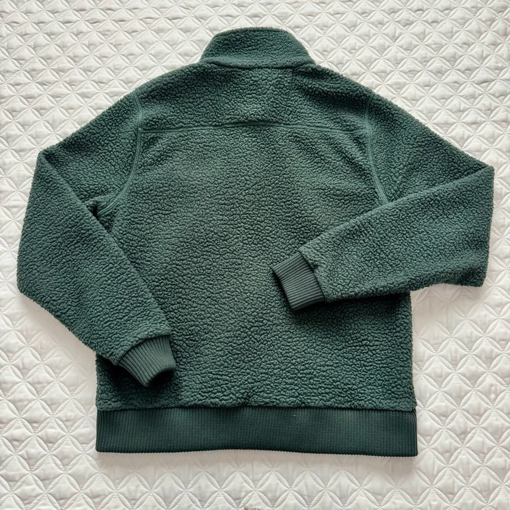 Carhartt Women's High Pile Sherpa Fleece Full Zip Jacket Blue Green Teal Size S - Picture 12 of 16